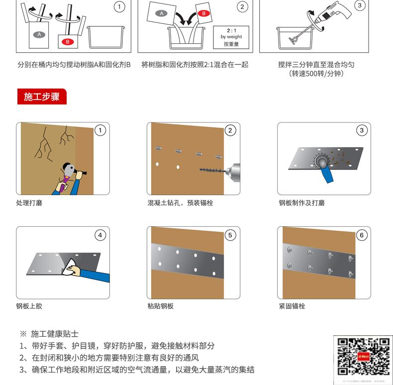 包钢达孜粘钢加固施工过程